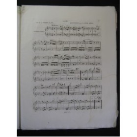 WEBER L'Invitation à la Valse Piano 4 mains ca1840