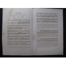 BÉRAT Frédéric Le Marié Chant Guitare ca1850