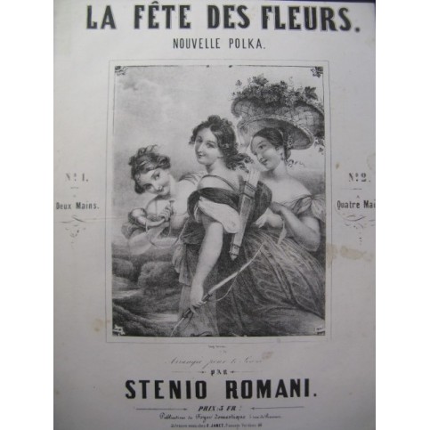 ROMANI Stenio La Fête des Fleurs Piano XIXe