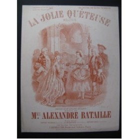 BATAILLE Alexandre Jolie Quéteuse Chant Piano ca1890