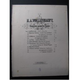 WOLLENHAUPT H. A. Scherzo Brillant Piano 1873