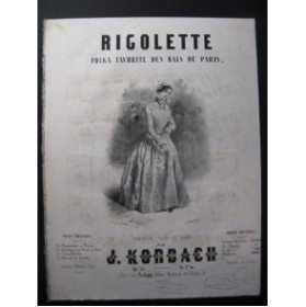 KORBACH J. Rigolette Piano ca1850