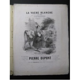 DUPONT Pierre Les Paysannes Chant Piano ca1850