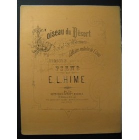 HIME E. L. L'oiseau du Désert Piano ca1885