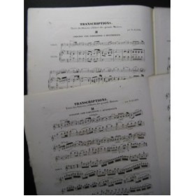 BEETHOVEN Andante con Variazioni Violon Piano 1878