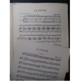 GILLET Ernest La Toupie Violon Piano 1910