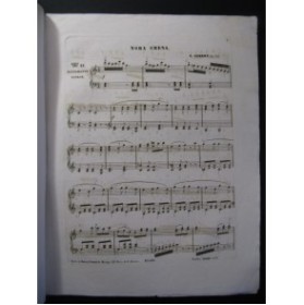 CZERNY Charles Nora Crena Piano ca1850