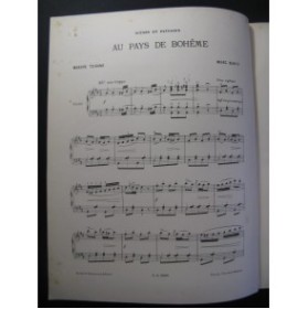 BURTY Marc Au Pays de Bohême Piano 1886