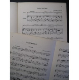 SPOHR Louis Barcarole op 135 No 1 Violon Piano