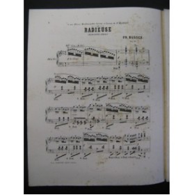 BÜSSER Fr. Radieuse Piano ca1875