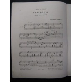 BERGER Rodolphe Amoureuse Burret Piano 1900