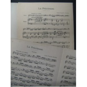 COUPERIN Louis La Précieuse Violon Piano 1910