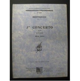 BEETHOVEN Ludwig van Concerto No 3 op 37﻿ Piano 4 mains 1949