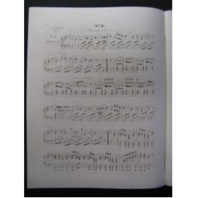 HÜNTEN François Barcarolle Piano ca1845
