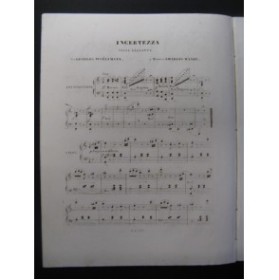 VALENTIN Patrice Incertezza Piano ca1850