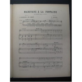 REYER E. Margyane à la Fontaine Chant Piano ca1890