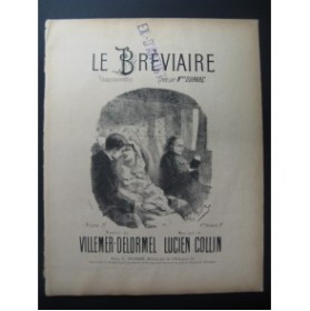 COLLIN Lucien Le Breviaire Chant Piano XIXe