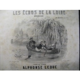 LEDUC Alphonse Les Echos de la Loire Piano 1858