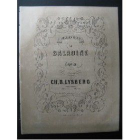 LYSBERG Ch. B. La Baladine Piano 1857