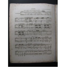 WEBER Oberon Ouverture Piano 4 mains ca1860