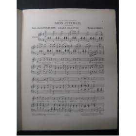 DENISTY C. Mon étoile Valse Chant Piano 1907﻿