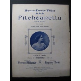 BOSC Auguste Pitchounetta Chant Piano 1908