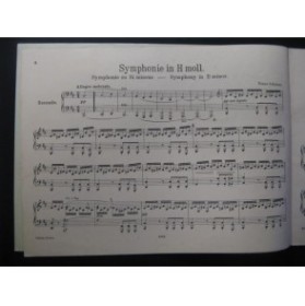 SCHUBERT Franz Symphonie Sim Piano 4 mains