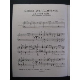 BLAKE Ch. D. Marche aux Flambeaux Piano 1886
