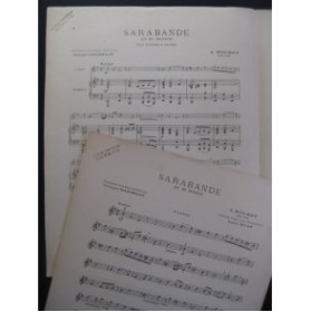 MOURET J. Sarabande Violon Piano 1922