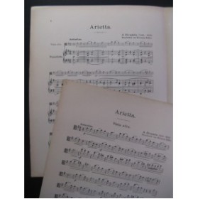 STRADELLA A. Arietta Alto Piano ca1900