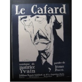 YVAIN Maurice Le Cafard Chant Piano 1921