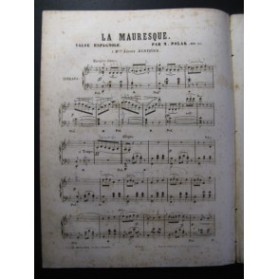 POLAK N. La Mauresque Piano ca1858