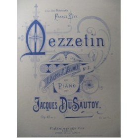DUSAUTOY Jacques Mezzetin Piano