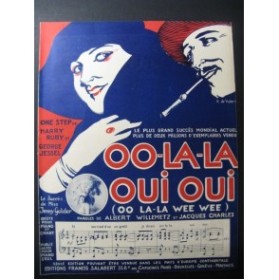 RUBY JESSEL Oo-la-la Oui Oui Chant Piano 1919