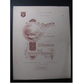 BEMBERG H. Soupir Chant Piano 1892