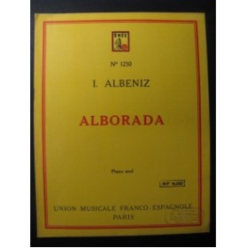 ALBENIZ Isaac Alborada Piano