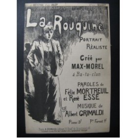 La Rouquine Chanson Albert Grimaldi