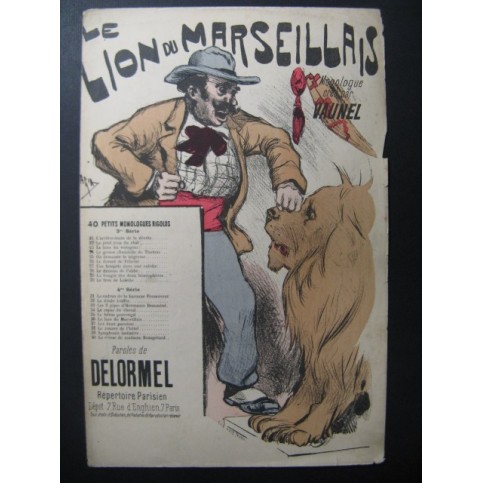 Le Lion du Marseillais Monologue Vaunel