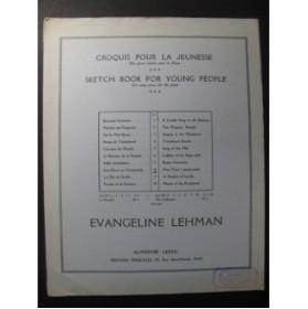 LEHMAN Evangéline Jean-Pierre en Promenade Piano 1934