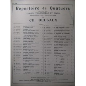 RABAUD Henri La Fille de Roland Trio 1904