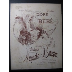 BOSC Auguste Dors Bébé Piano XIXe