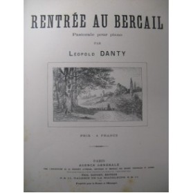 DANTY Léopold Rentrée au Bercail Piano