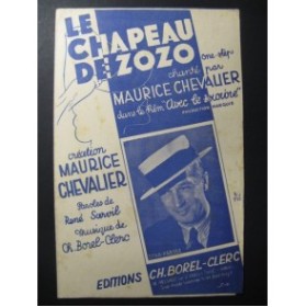 Le Chapeau de Zozo Chanson Maurice Chevalier 1936