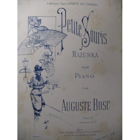BOSC Auguste Petite Souris Piano XIXe