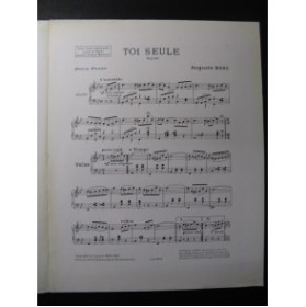 BOSC Auguste Toi seule Piano 1937