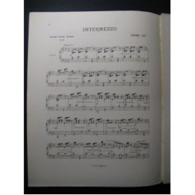 CUI César Intermezzo Piano 1884