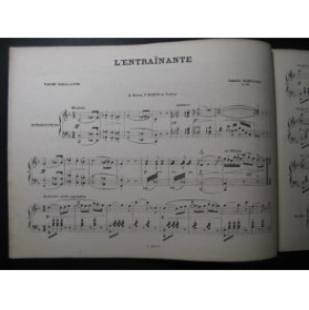 SCHUBERT Camille L'Entrainante Piano ca1860