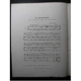 DE LATOUR Aristide Oui Monseigneur Chant Piano ca1840