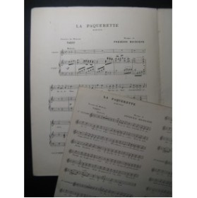 BOISSIÈRE Frédéric La Pâquerette Chant Piano 1900