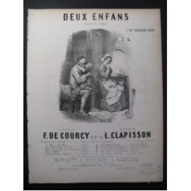 CLAPISSON L. Deux Enfans Chant Piano ca1850